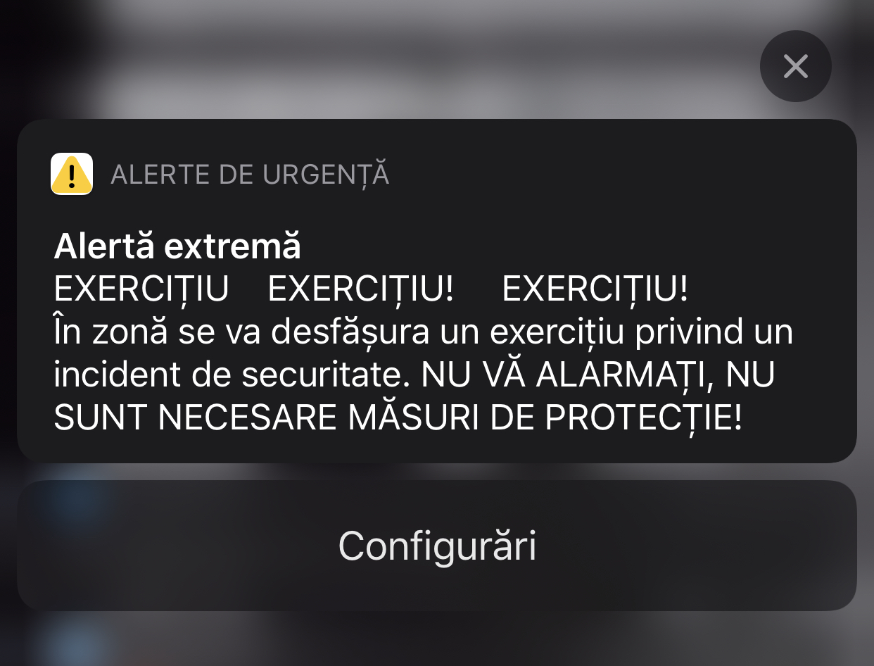 RO-ALERT. NOU Tip de Mesaj de ALERTA Trimis catre Romani atac terorist