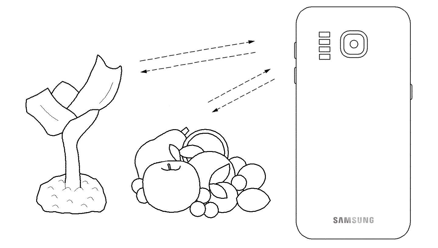 Patent voor de uitvinding van de Samsung GALAXY S11 spectrometer