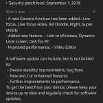 Samsung Galaxy S10 Update September 2019 Liste der Änderungen