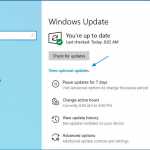 Opcjonalne aktualizacje systemu Windows 10