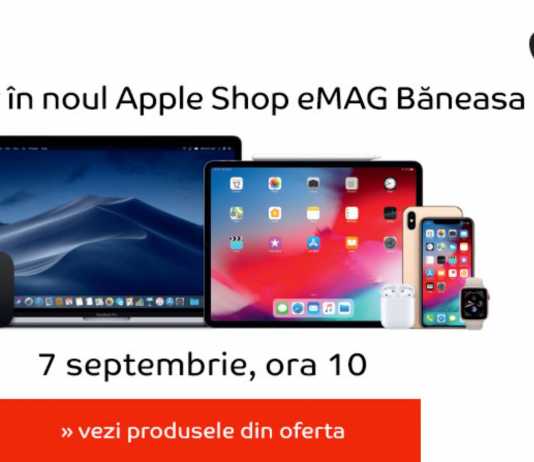 eMAG Deschide al Doilea Apple Shop in Bucuresti cu REDUCERI MARI
