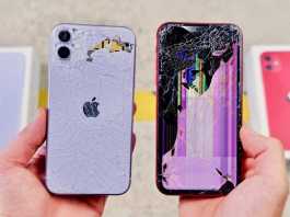 Sammenligning af iPhone 11 vs iPhone XR Slagmodstand (VIDEO)