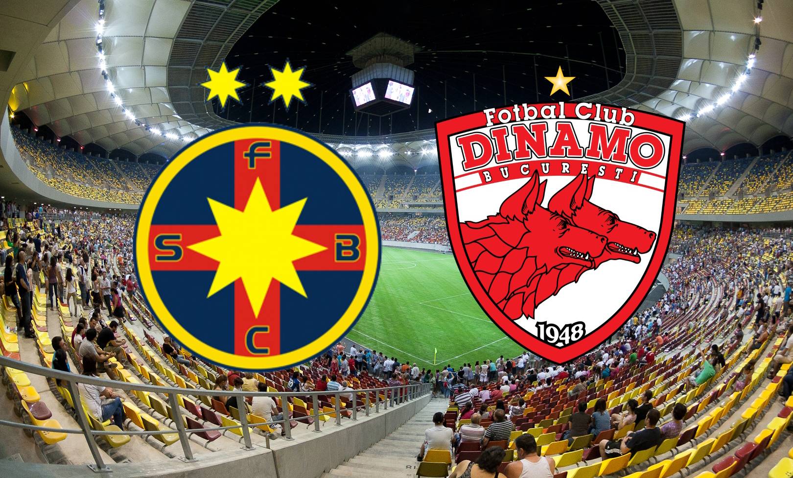 FCSB - DINAMO LIVE DIGISPORT DERBY LEAGUE 1 FOOTBAL ROMANIA