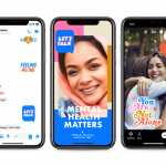 Etiqueta de salud mental de Facebook Messenger