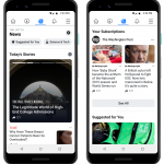 Facebook visar prenumerationer på nyhetsapplikationer