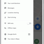 Google Maps reservations section