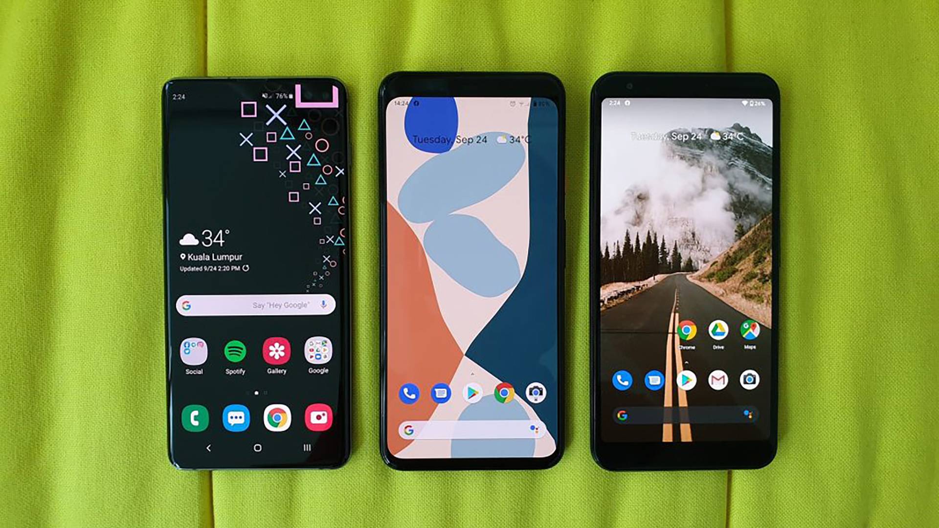 Google Pixel 4 accident rutier