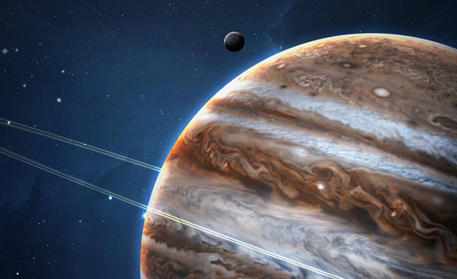 Planeten Jupiter kometer