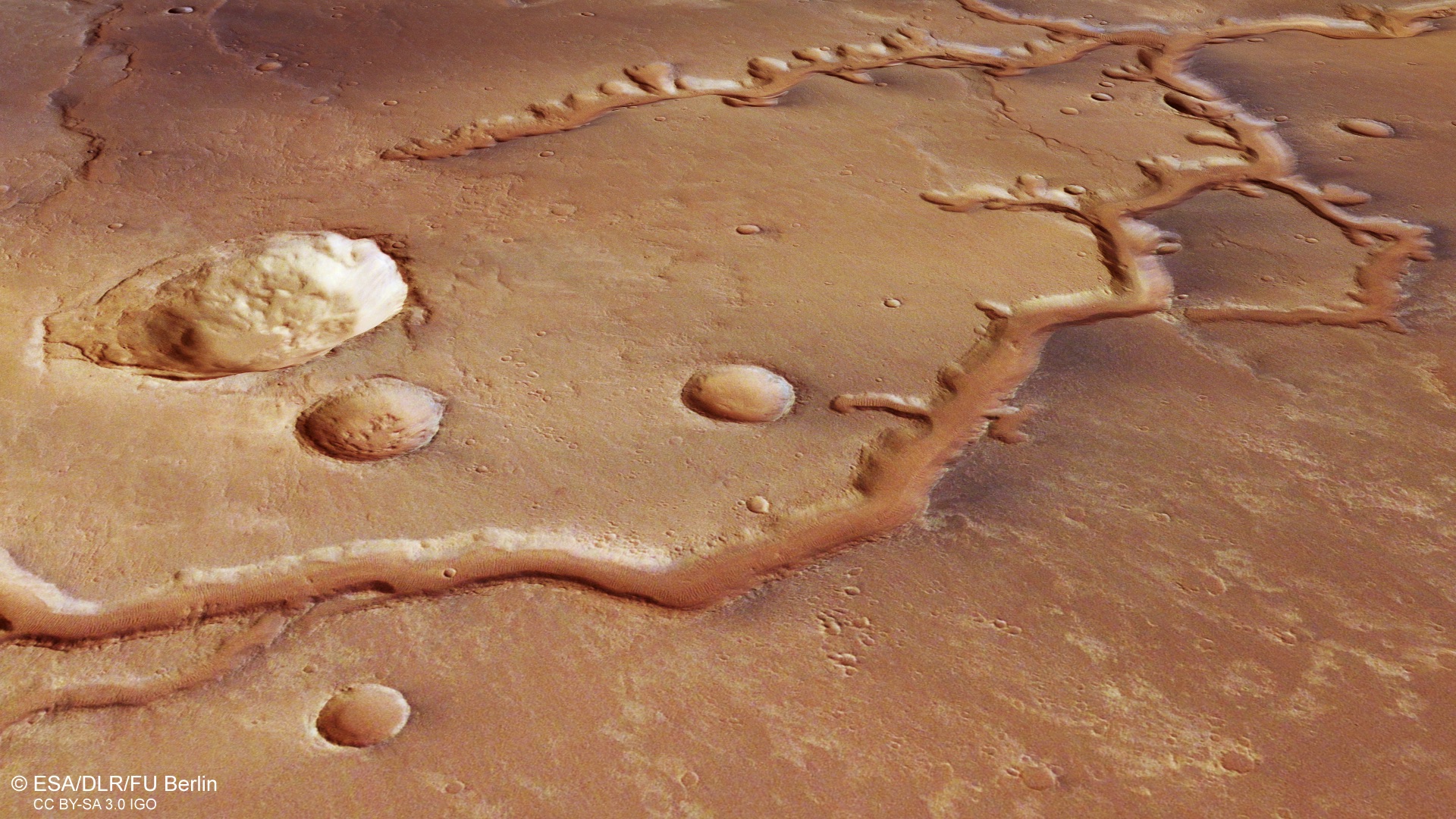 Planeet Mars ongelooflijke beelden apa nirgalis