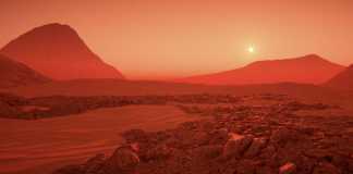 Planeten Mars føder optegnelser