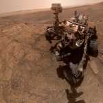 Ciekawość nasa selfie z planetą Mars