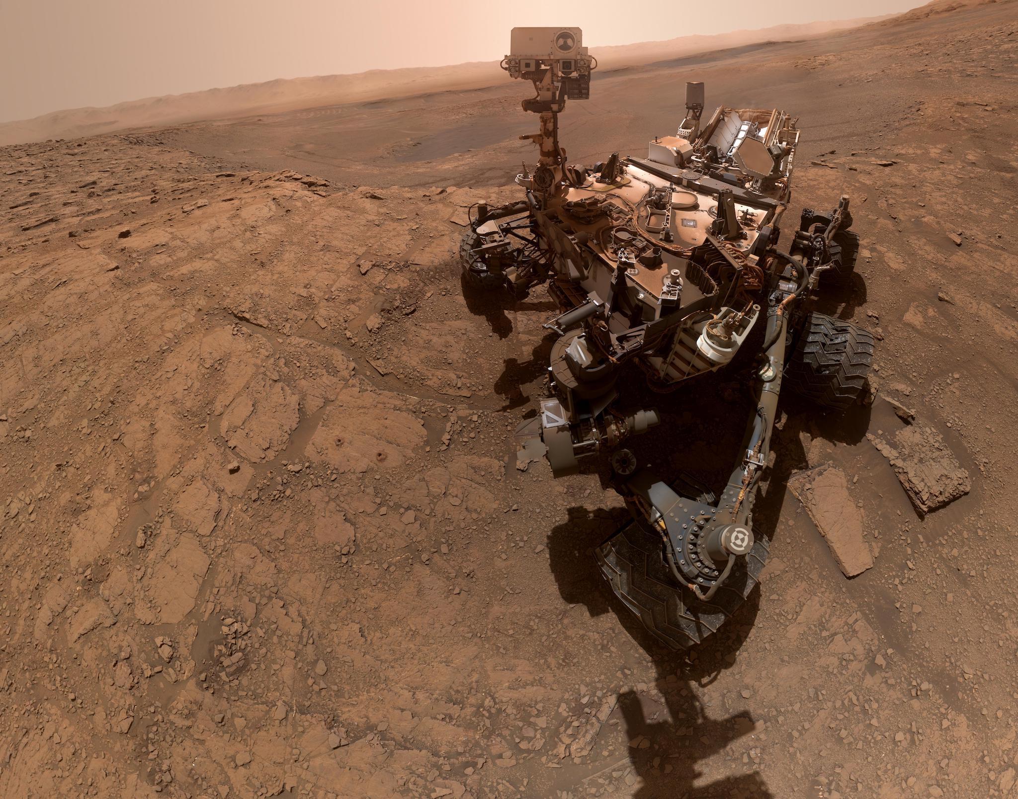 Planeta Marte selfie nasa curiosity