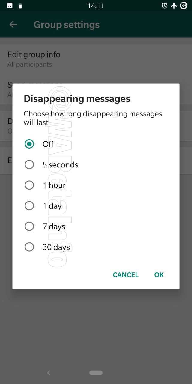 WhatsApp surpriza telefoane mesaje autodistrug optiuni