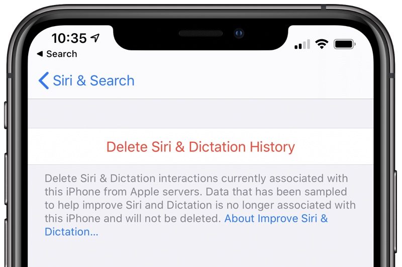 iOS 13.2 radera seriekonversationer