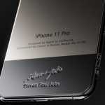 iPhone 11 Pro piece of Steve Jobs signature blouse