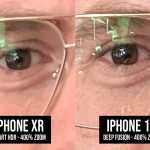 Comparación de fusión profunda de fotos del iPhone 11 iPhone xr