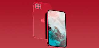 Concepto de cámara cuádruple del iPhone 12 Pro