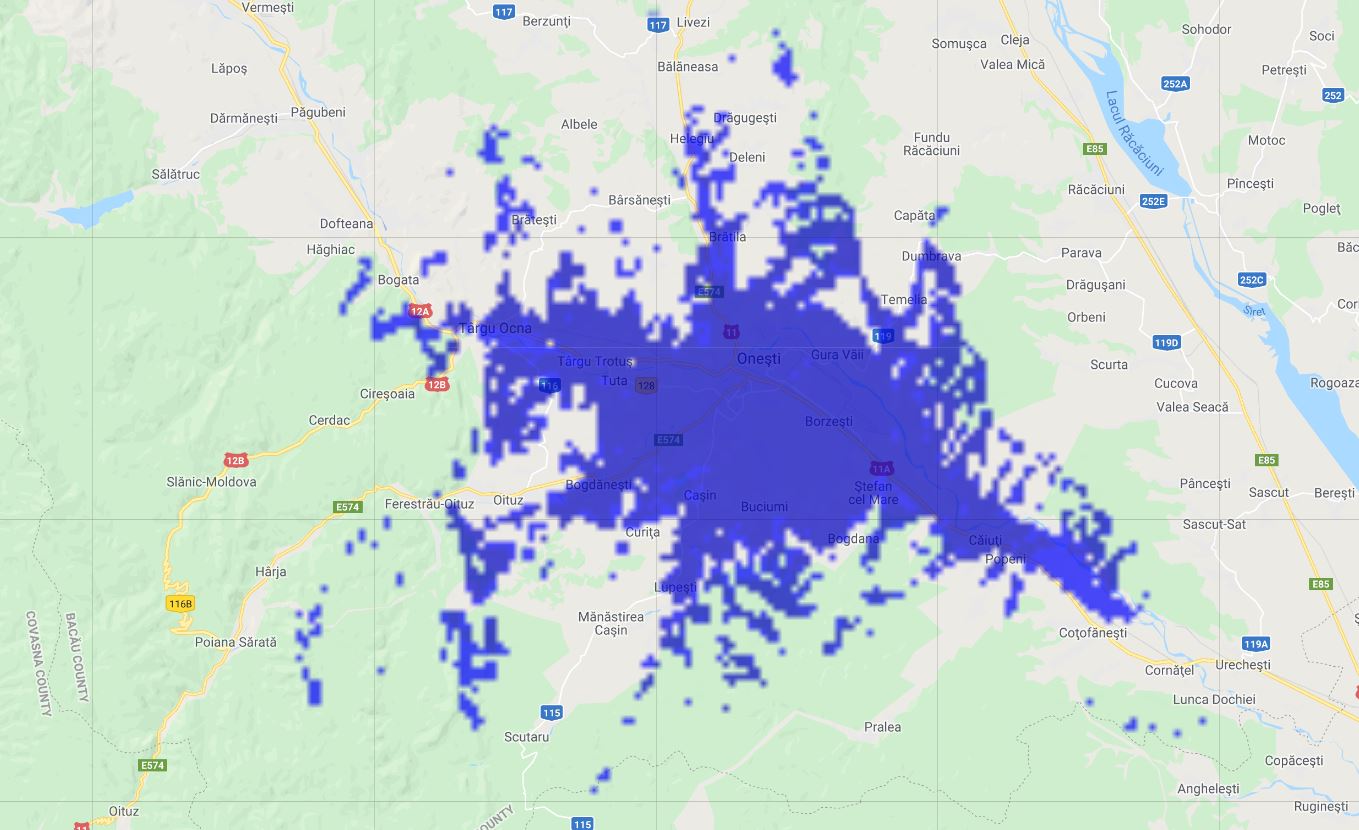 DIGI MOBIL acoperire 2g onesti