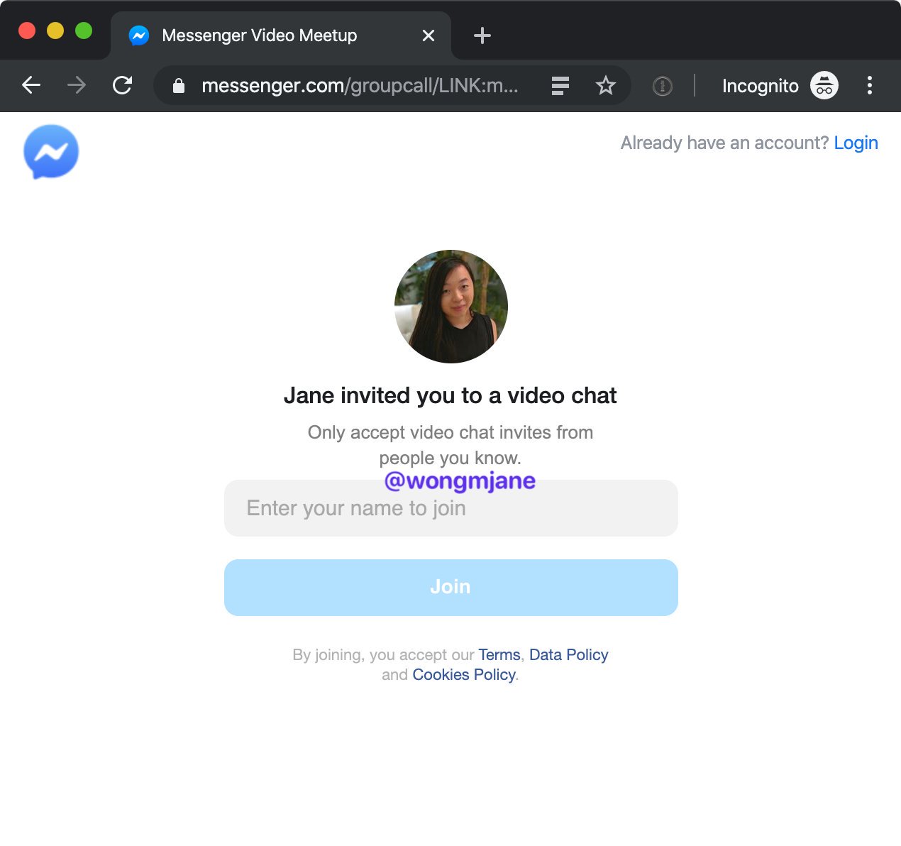 Facebook Messenger secret function group video calls