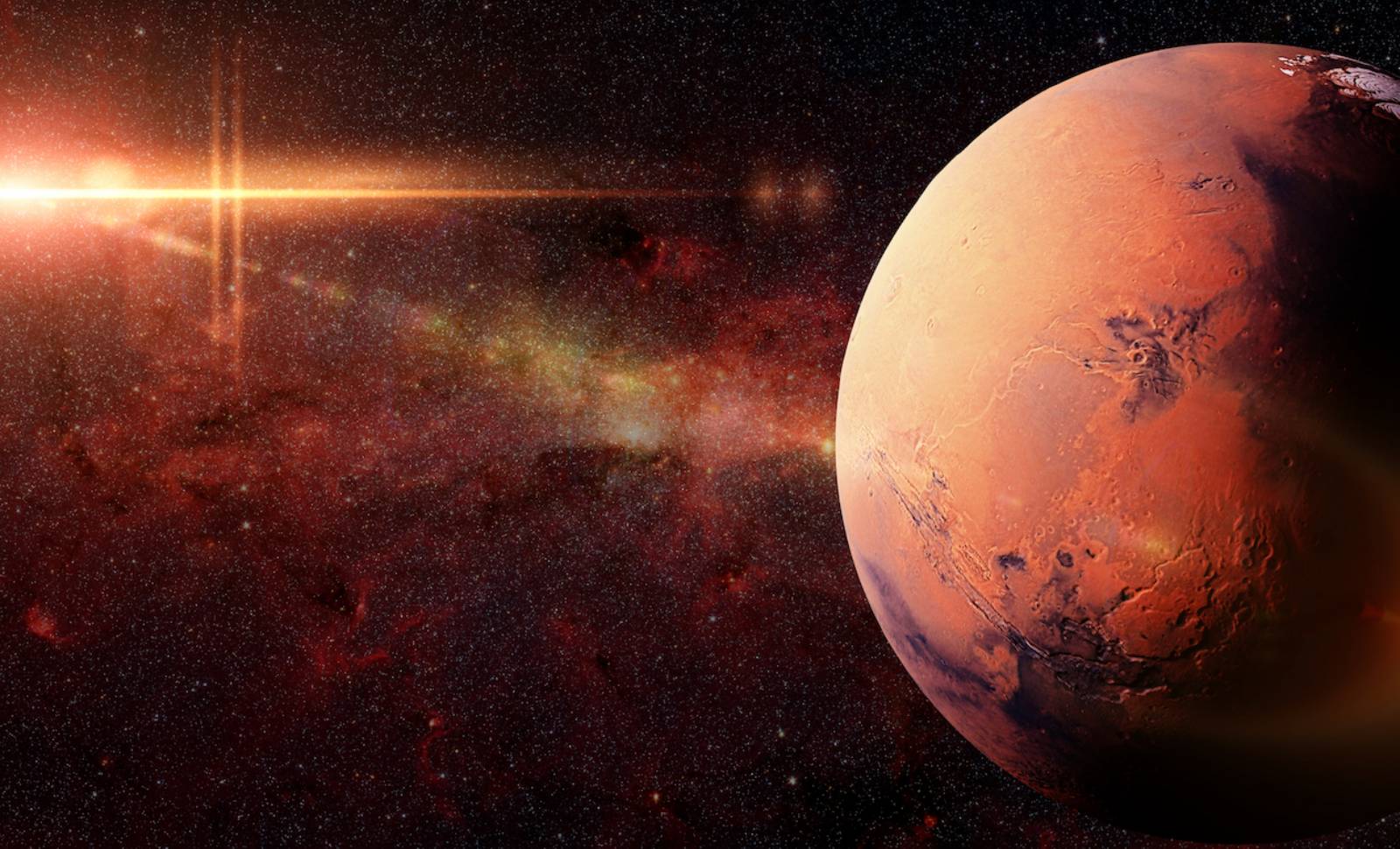 Planeet Mars De SPECTACULAIRE beelden van NASA die het internet verbaasden