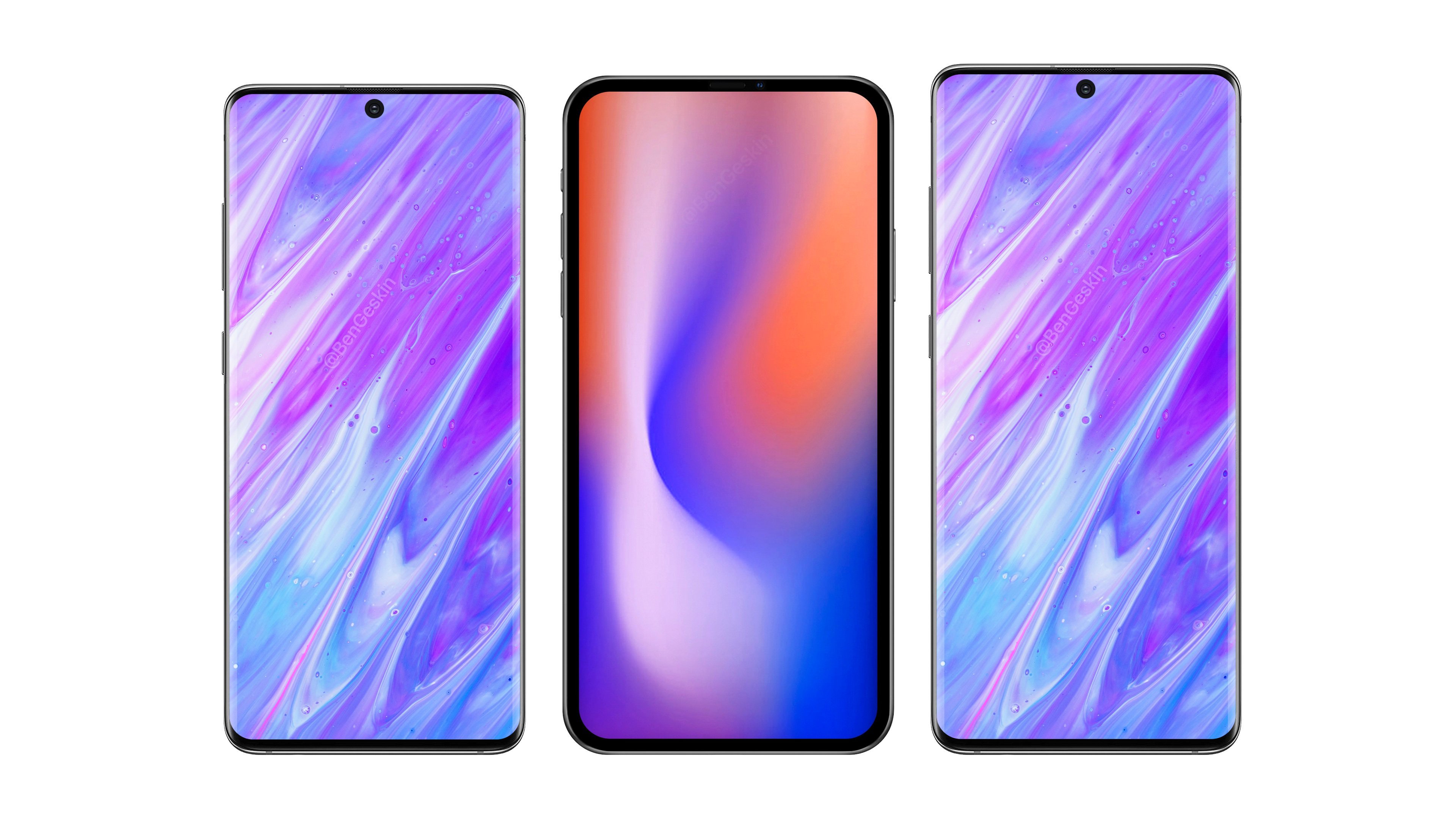 Samsung GALAXY S11 vergeleken met iPhone 12 zonder clippen