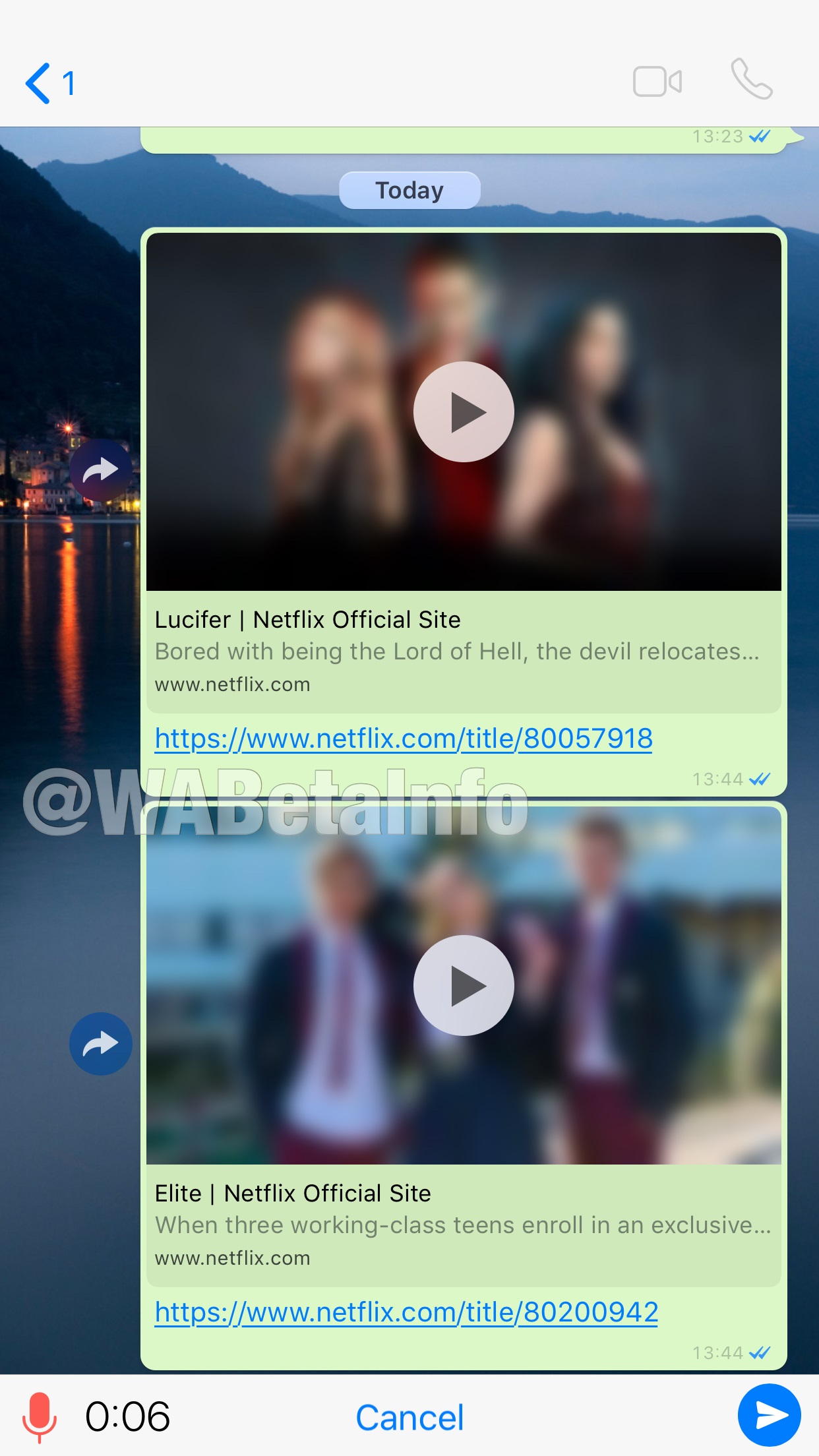 WhatsApp netflix trailer