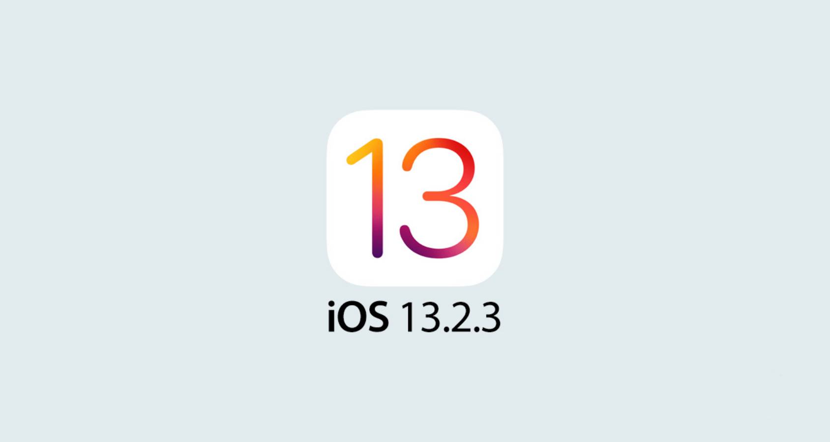 iOS 13.2.3