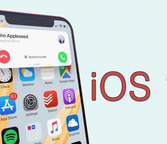iOS 14 koncept iphone
