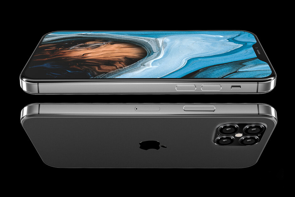 Diseño de foto pequeña recortada para iPhone 12