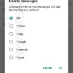 whatsapp messages disappearing