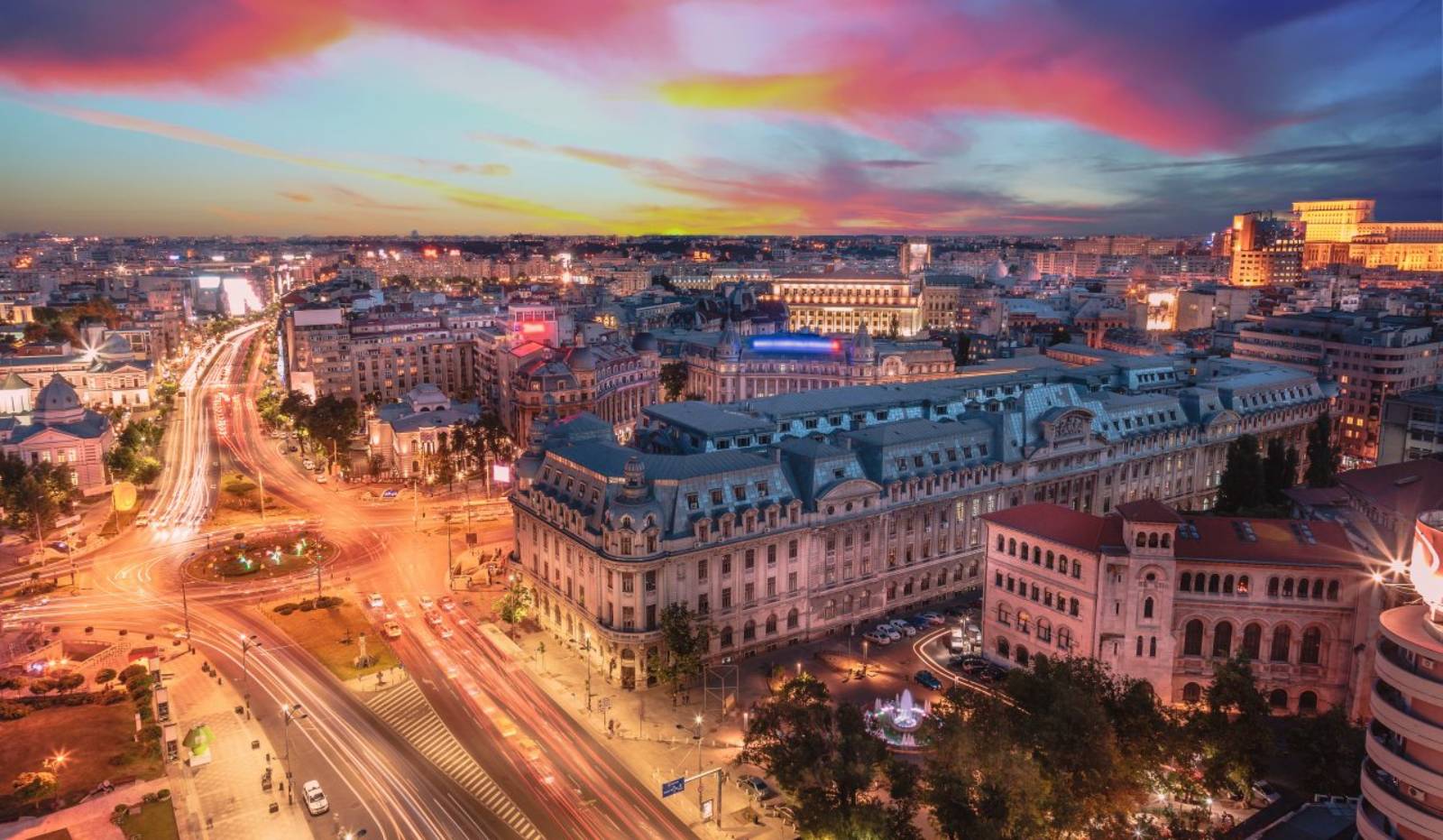 Bukarest ECHTZEITVERSCHMUTZUNG Hauptstadtgebiet