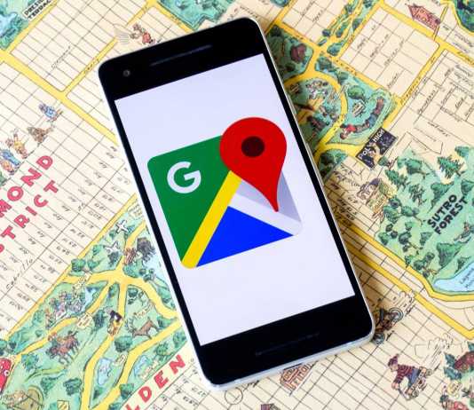 Google Maps acoperire