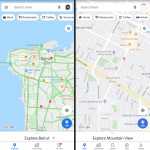 Google Mapsin uusi käyttöliittymä