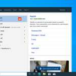 Menu di avvio di Windows 10 Bing