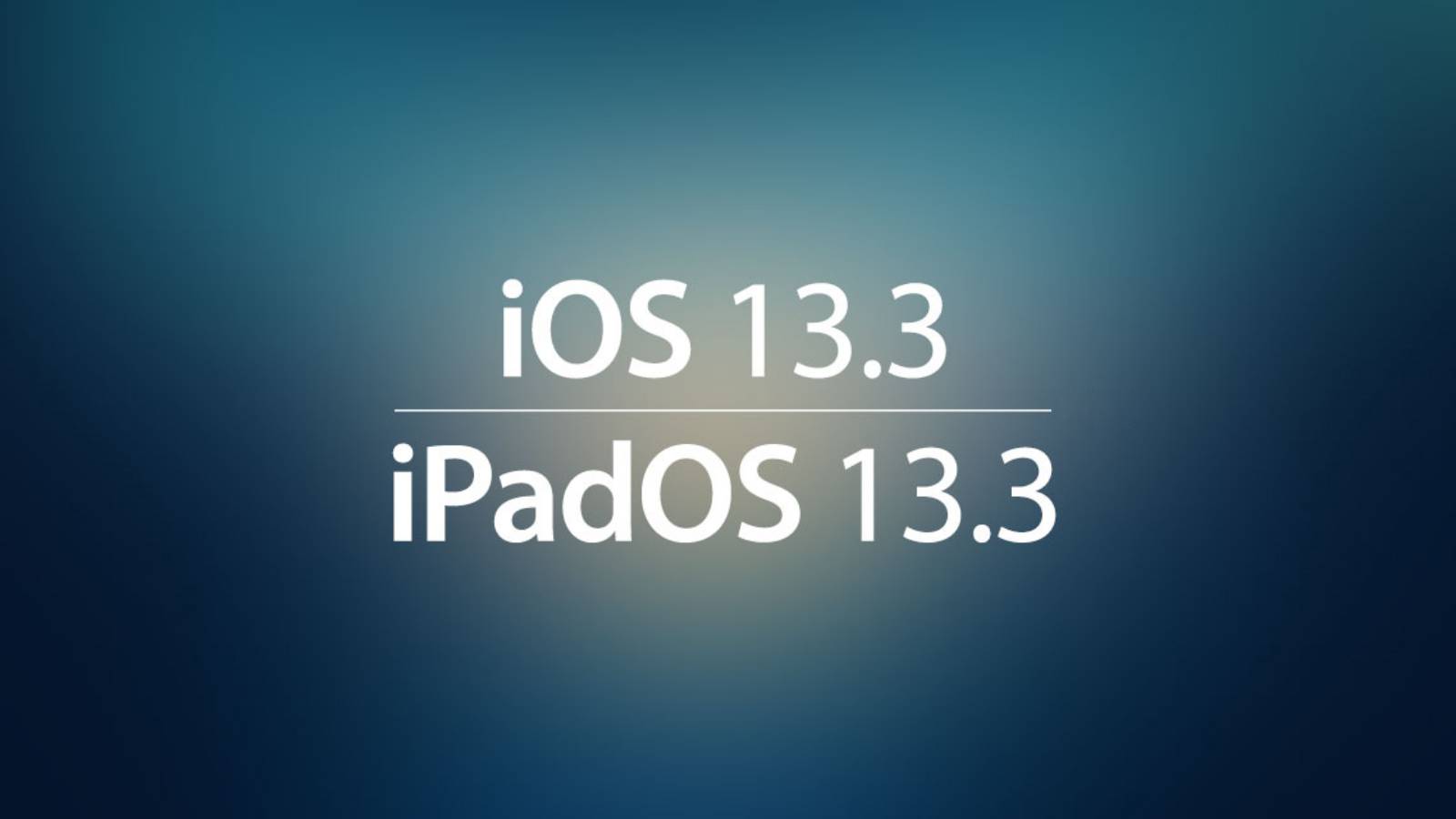 iOS 13.3.1 situatie