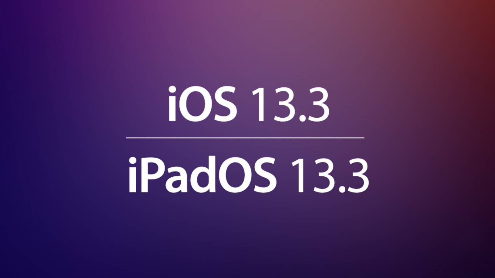iOS 13.3
