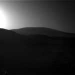 planeta Mars o świcie dnia