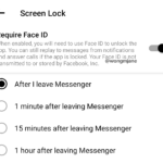Facebook Messenger lock make id