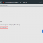 Mensajes de error de Google Chrome