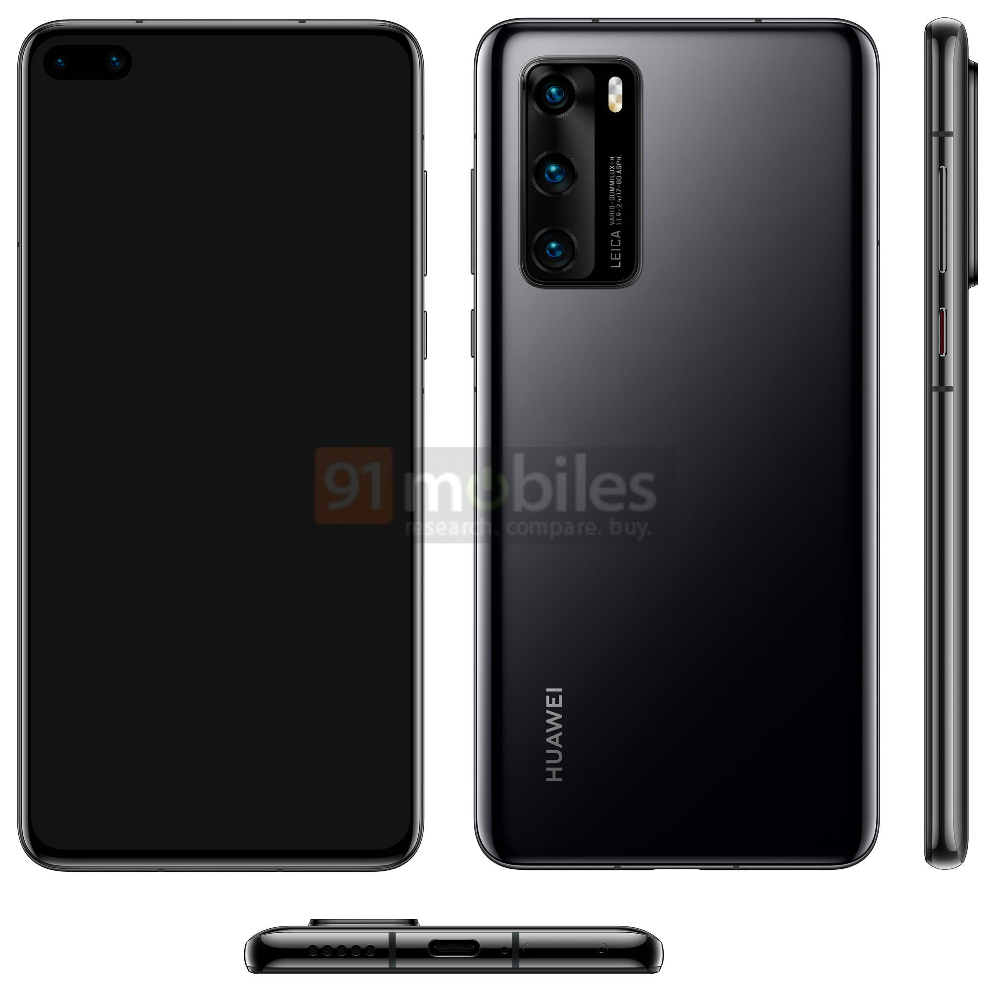 Huawei P40 imagine design