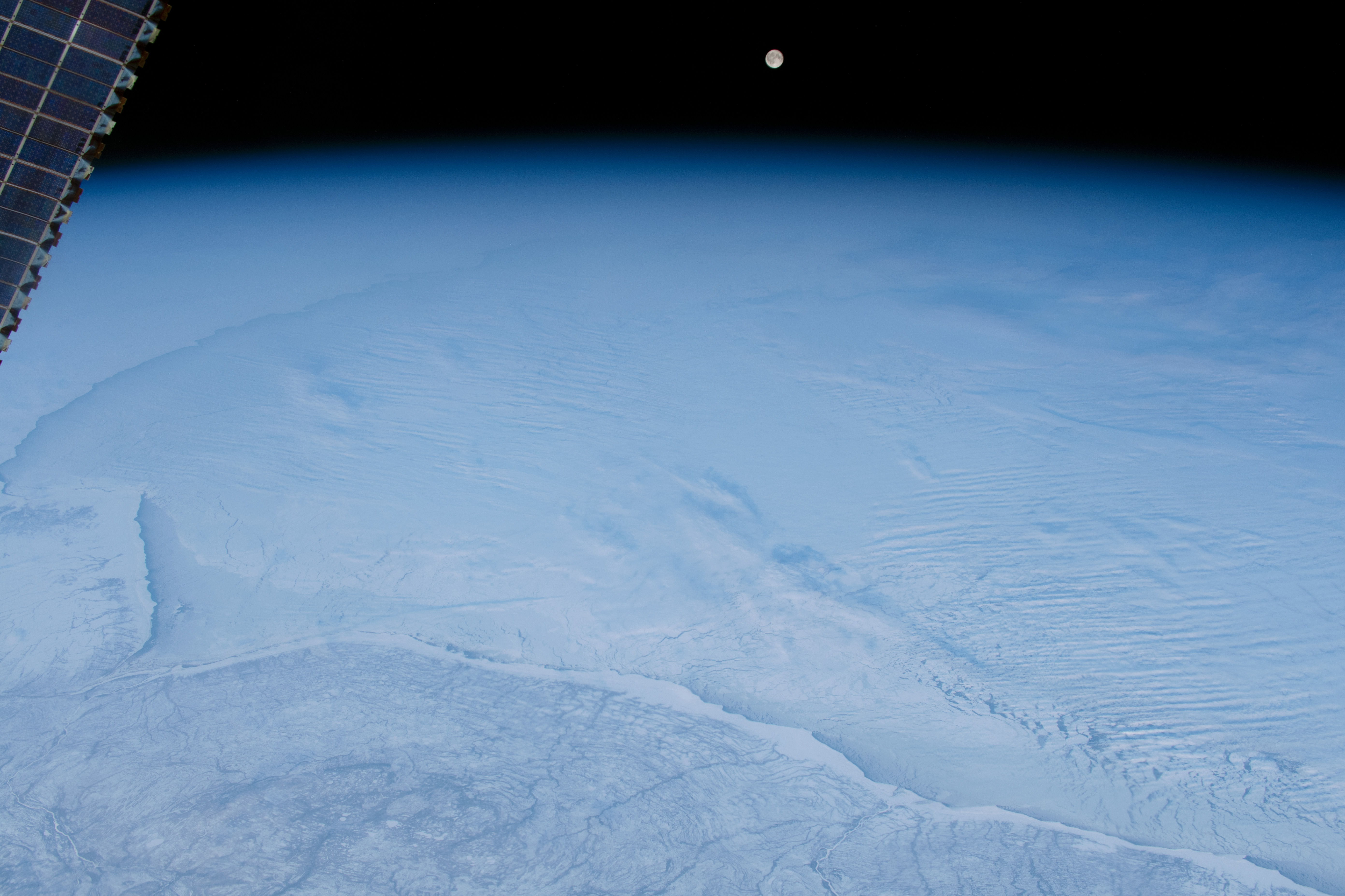 NASA image Frozen Earth