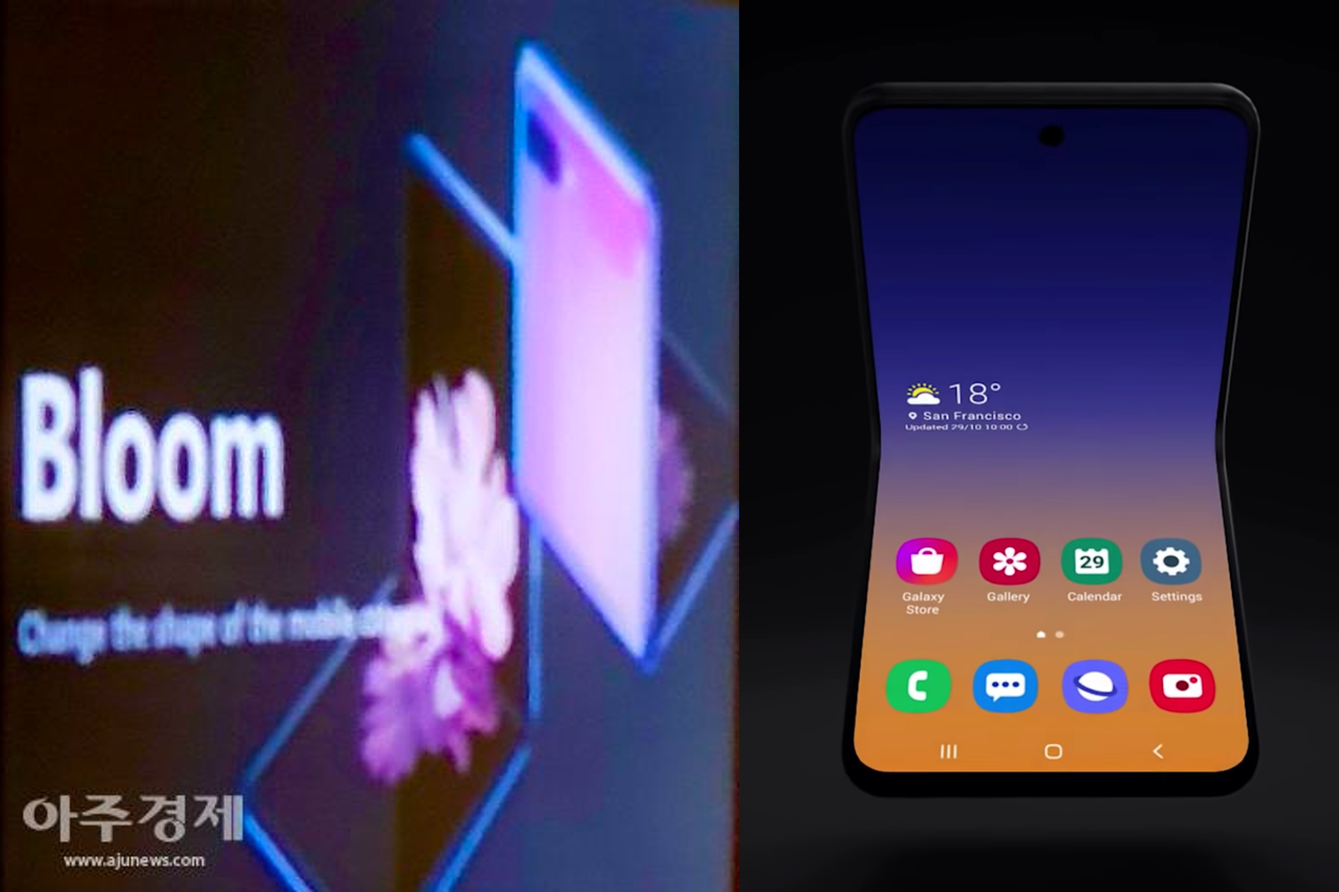 Samsung GALAXY Bloomin ainutlaatuinen kuva