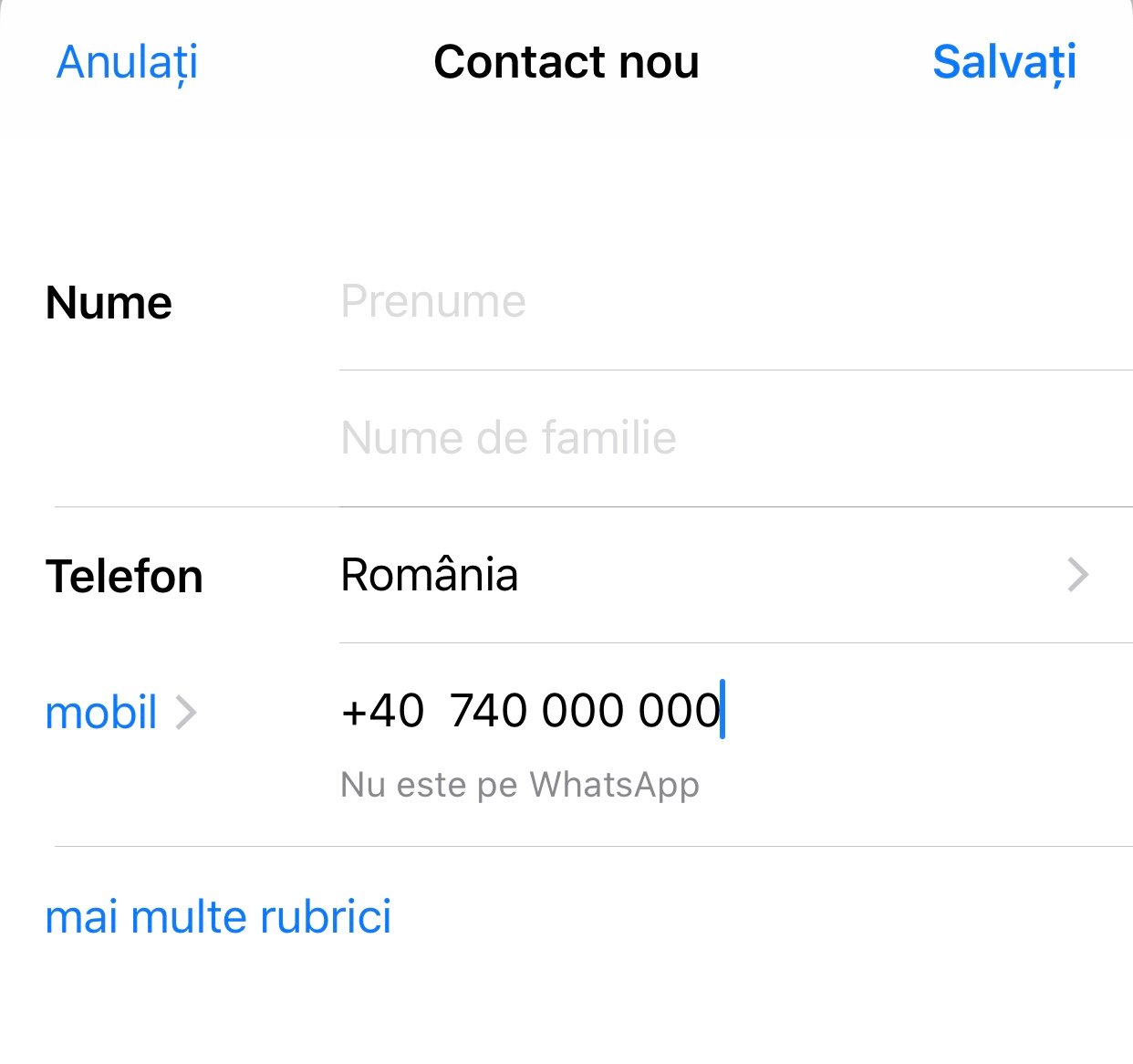 WhatsApp verificare verificare numar telefon