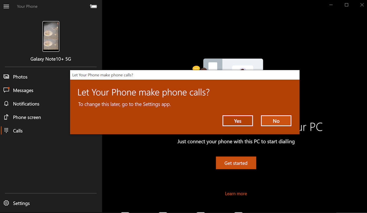 Windows 10 your phone apeluri telefonice