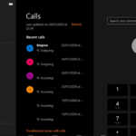 Windows 10 your phone dialer lista apeluri