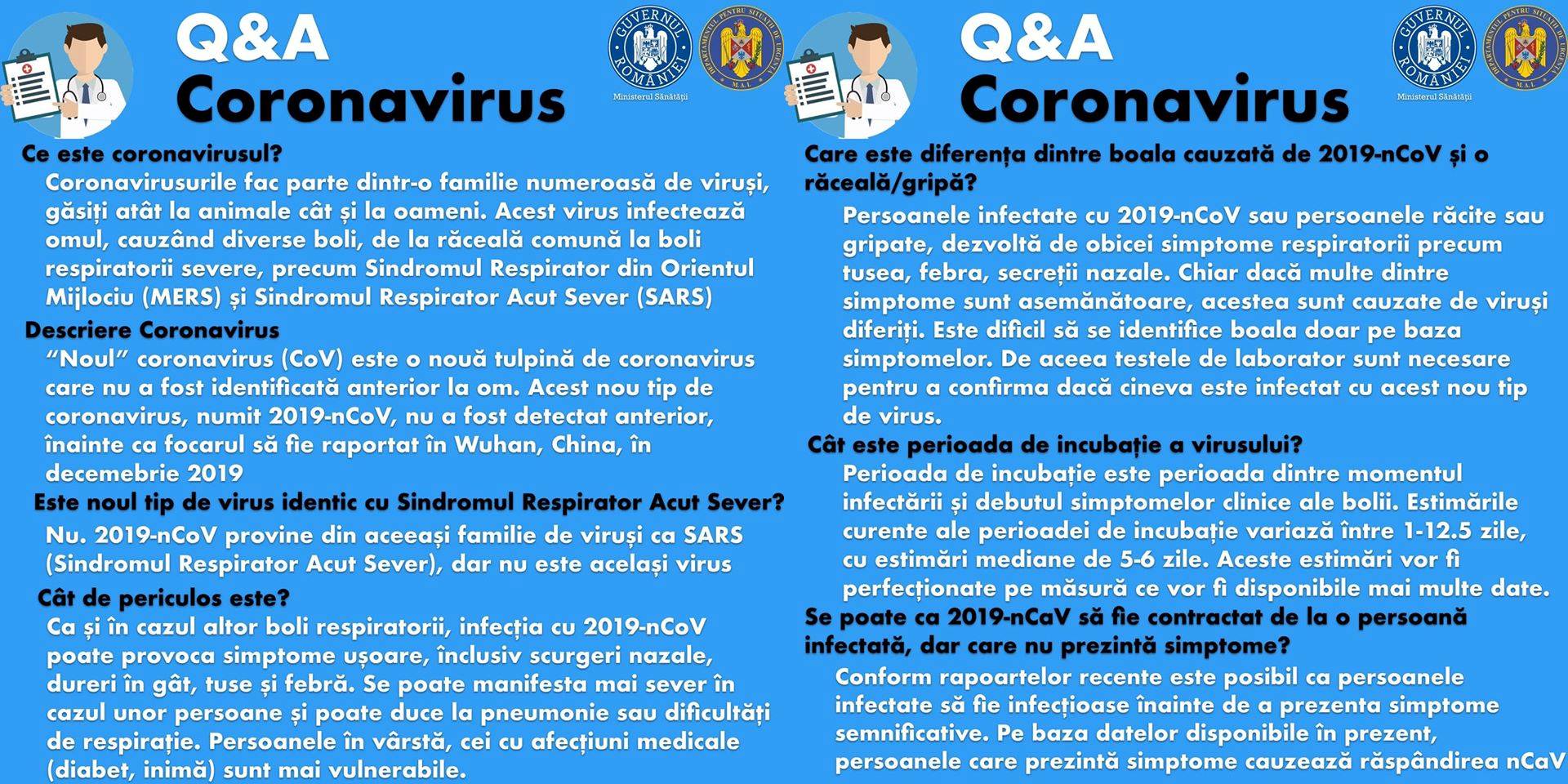 Medidas de protección contra la infección por coronavirus