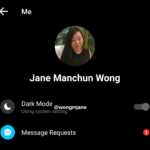 Facebook Messenger Android tumma tila