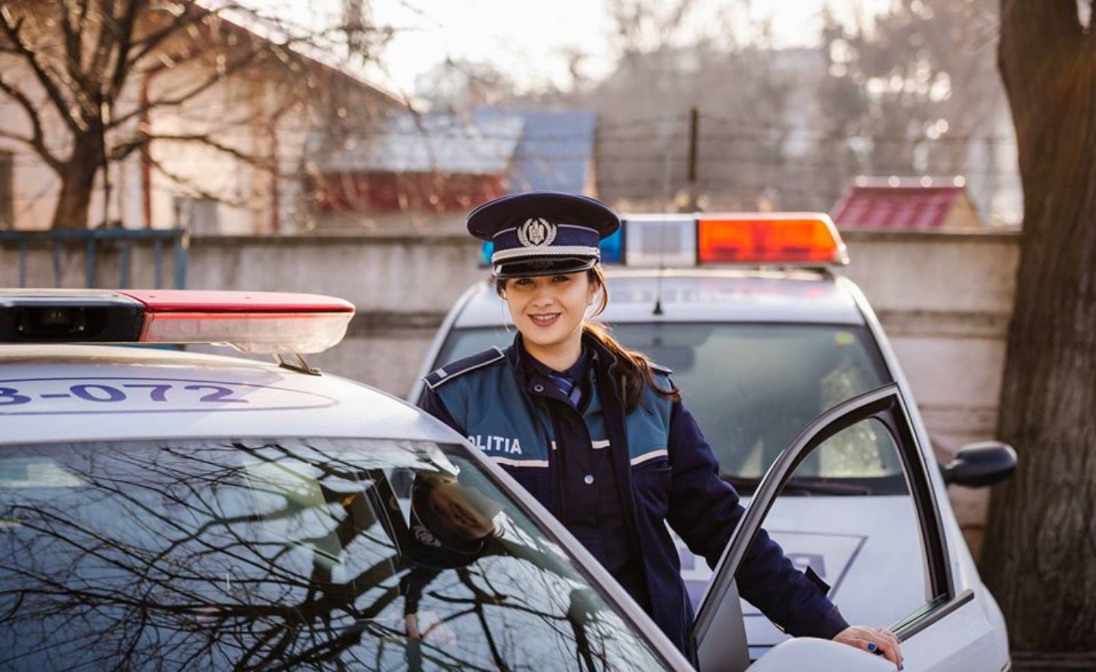 Romanian police tires