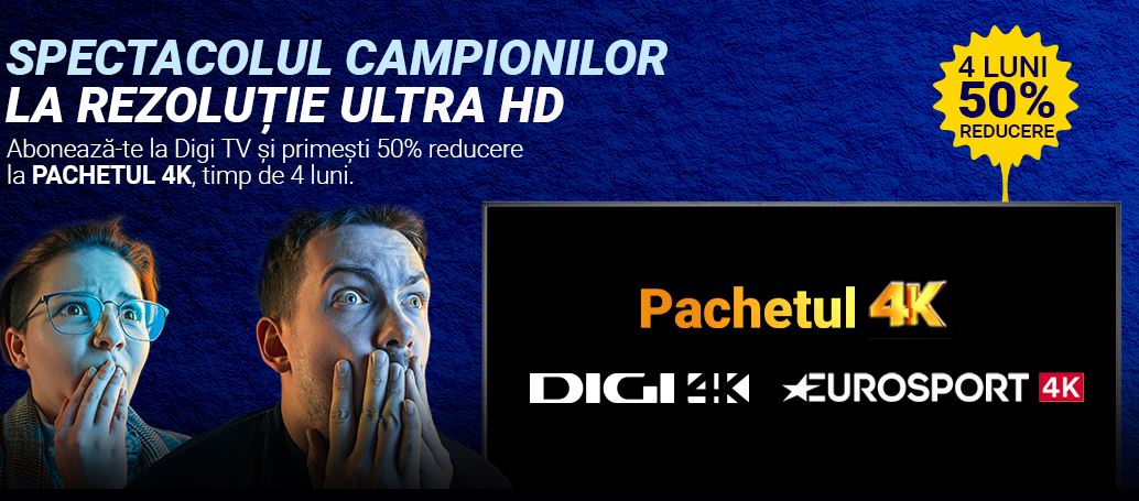 RCS & RDS reducere extraoptiune 4k