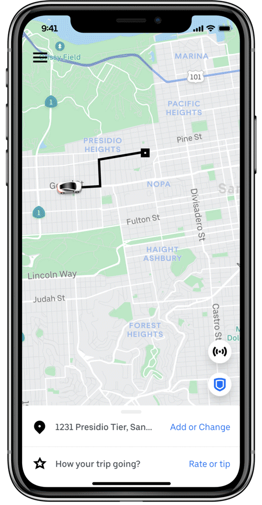 UBER raportare soferi